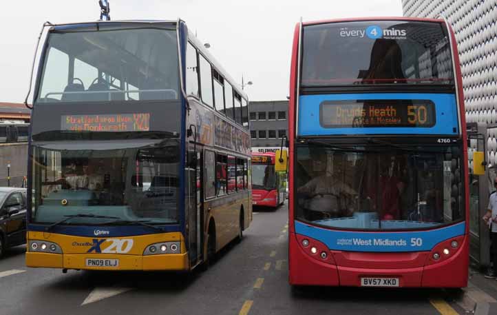 Johnsons Scania Optare PN09ELJ & NXWM ADL Enviro400 4760